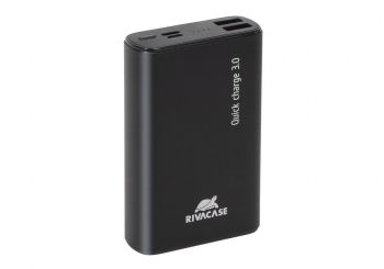 Power Bank Rivacase 10000 mAh QC 3.0/PD, VA1037, Black