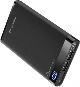 Power Bank Cellularline 6000mAh, slim, Black