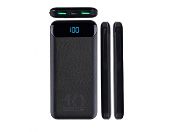 Power Bank Rivacase 10000 mAh QC 3.0/PD 20W, VA2540, Black