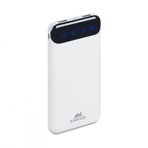 Power Bank Rivacase 10000 mAh, VA2240, White