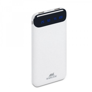 Power Bank Rivacase 10000 mAh QC 3.0/PD, VA2240, White