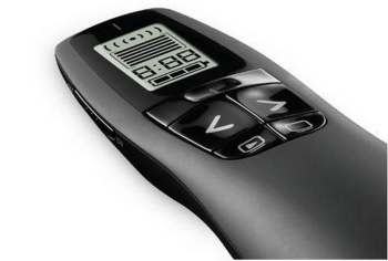 Presenter Logitech R700, Red laser, 6 buttons, LCD display with timer, Range: 30m, 2.4 Ghz, 2xAAA