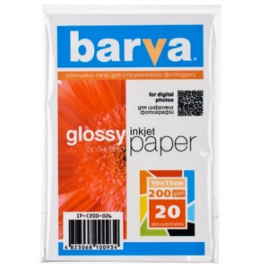 A6 200g 20p Glossy Inkjet Photo Paper Barva