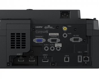 Projector Epson EB-755F; UST, LCD, FullHD, Laser 3600Lum, 2.5M:1, LAN, Signage,16W, Black