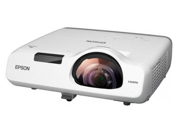 Projector Epson EB-530; ShortThrow, LCD, XGA, 3200Lum, 16000:1, LAN, 16W, White