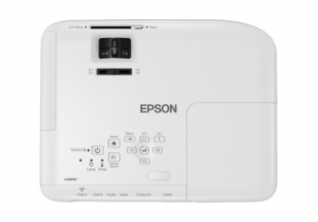 Projector Epson EB-W06; LCD, WXGA, 3700Lum, 16000:1, 1.2x Zoom, USB-Display, White