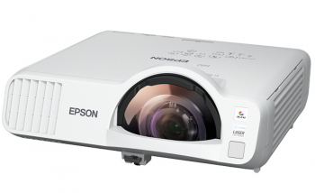 Projector Epson EB-L200SW; Short-Throw, LCD, WXGA, Laser 3800Lum, 2500000:1, Wi-Fi, LAN, White