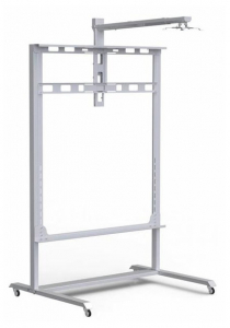 .Mobile Stand for WhiteBoard + Projetor KSL "FBS31W" White, fit 70" ~ 100", max.load 50kg