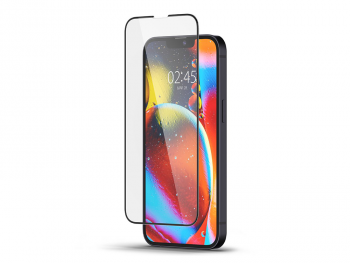 Spigen iPhone 13/13 Pro/14, Glass FC, Tempered Glass, Black