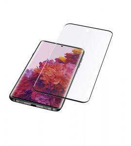 Cellular Tempered Glass Curved for Sam. Gal. S21 Ultra, Black