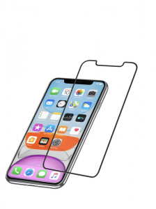 Cellular Tempered Glass Capsule for iPhone XR/11, Black