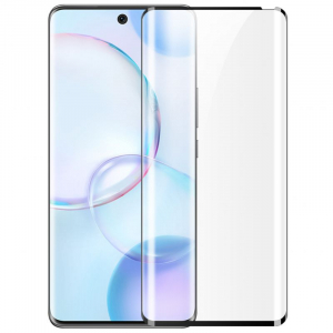 Cellular Tempered Glass Curved for Sam. Gal. S21 Ultra, Black