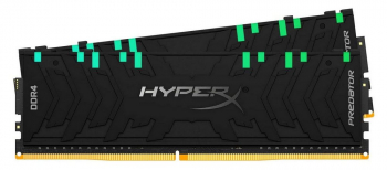 16GB DDR4-4266MHz  Kingston HyperX Predator RGB (Kit of 2x8GB) (HX442C19PB3AK2/16), CL19, 1.4V, Blk