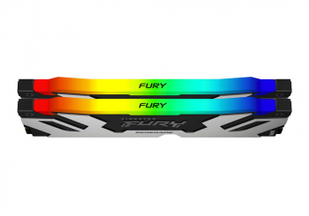 32GB DDR5-7200MHz  Kingston FURY Renegade RGB (Kit of 2x16GB) (KF572C38RSAK2-32), CL38, 1.45V,Silver