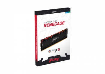 16GB DDR4-3200MHz  Kingston FURY Renegade RGB (Kit of 2x8GB) (KF432C16RBAK2/16), CL16-18-18, 1.35V