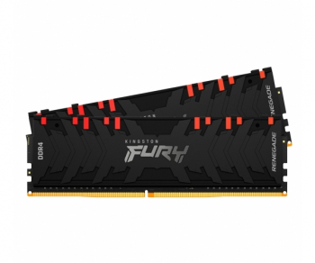 64GB DDR4-3600MHz Kingston FURY Renegade RGB (Kit of 2x32GB) (KF436C18RBAK2/64), CL18, 1.35V, Blk