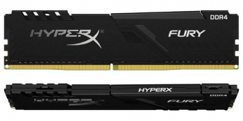 .8GB DDR4-3600MHz  Kingston HyperX FURY RGB (HX436C17FB3A/8), CL17-21-21, 1.35V, Intel XMP 2.0,Black