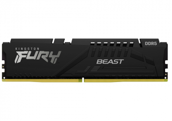 32GB DDR5-5200MHz  Kingston FURY Beast (KF552C40BB-32), CL40-40-40, 1.25V, Intel XMP 3.0, Black