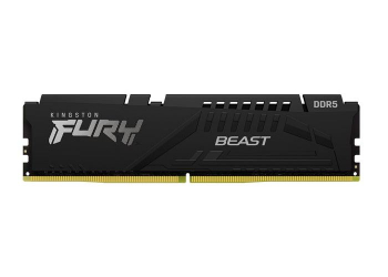 16GB DDR5-5600MHz  Kingston FURY Beast (KF556C40BB-16), CL40-40-40, 1.25V, Intel XMP 3.0, Black