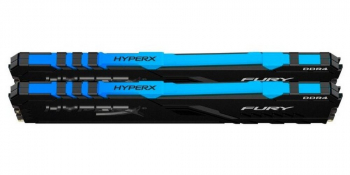 16GB DDR4-3200MHz  Kingston HyperX FURY RGB (Kit of 2x8GB) (HX432C16FB3AK2/16), CL16, 1.35V, Black