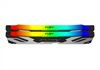 32GB DDR5-6800MHz  Kingston FURY Renegade RGB (Kit of 2x16GB) (KF568C36RSAK2-32), CL36, 1.4V, Silver