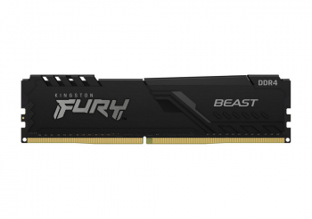 32GB DDR4-3600MHz  Kingston FURY Beast (Kit of 2x16GB) (KF436C18BBK2/32), CL18-22-22, 1.35V, Black