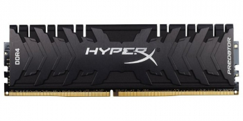 16GB DDR4-3600MHz  Kingston HyperX Predator (HX436C17PB3/16), CL17-19-19,1.35V, Intel XMP 2.0, Black