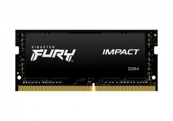 16GB DDR4-3200MHz SODIMM Kingston FURY Impact (KF432S20IB1/16), CL20-22-22, 1.2V, Intel XMP, Black