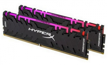 16GB DDR4-3600MHz  Kingston HyperX Predator RGB (Kit of 2x8GB) (HX436C17PB4AK2/16), CL17, 1.35V, Blk