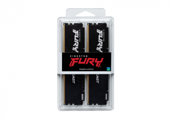 32GB DDR5-4800MHz  Kingston FURY Beast (Kit of 2x16GB) (KF548C38BBK2-32), CL38-38-38, 1.1V, Black