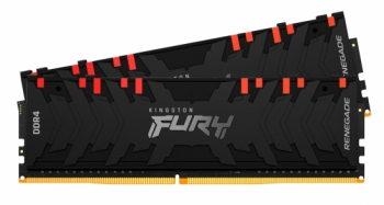 16GB DDR4-4600MHz  Kingston FURY Renegade RGB (Kit of 2x8GB) (KF446C19RBAK2/16), CL19, 1.5V, Black