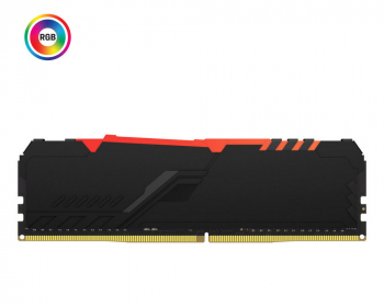 16GB DDR4-3200MHz  Kingston FURY Beast RGB (Kit of 2x8GB) (KF432C16BBAK2/16), CL16-18-18, 1.35V, BLK