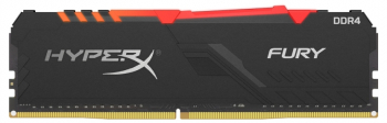.8GB DDR4-3000MHz  Kingston HyperX FURY RGB (HX430C15FB3A/8), CL15-17-17, 1.35V, Intel XMP 2.0, Blk