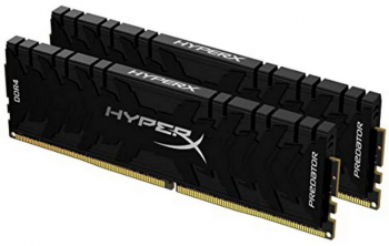 16GB DDR4-4000MHz  Kingston HyperX Predator (Kit of 2x8GB) (HX440C19PB4K2/16), CL19-23-23, 1.35V,Blk