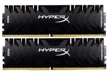 16GB DDR4-3600MHz  Kingston HyperX Predator (Kit of 2x8GB) (HX436C17PB4K2/16), CL17, 1.35V, Black