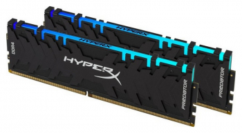 16GB DDR4-4266MHz  Kingston HyperX Predator RGB (Kit of 2x8GB) (HX442C19PB3AK2/16), CL19, 1.4V, Blk