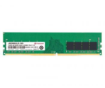 16GB DDR4-  2666MHz   Transcend PC21300, CL19, 288pin DIMM 1.2V