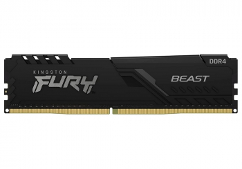 .4GB DDR4-3200MHz  Kingston FURY Beast (KF432C16BB/4), CL16-18-18, 1.35V, Intel XMP 2.0, Black