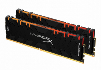 16GB DDR4-4266MHz  Kingston HyperX Predator RGB (Kit of 2x8GB) (HX442C19PB3AK2/16), CL19, 1.4V, Blk