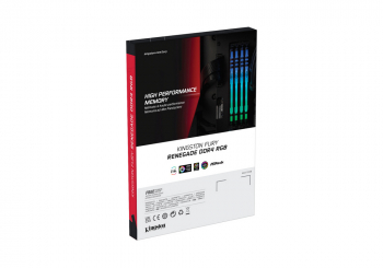 16GB DDR4-4600MHz  Kingston FURY Renegade RGB (Kit of 2x8GB) (KF446C19RBAK2/16), CL19, 1.5V, Black