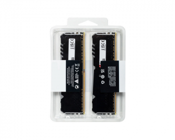 32GB DDR4-3733MHz  Kingston FURY Beast RGB (Kit of 2x16GB) (KF437C19BB1AK2/32), CL19-23-23, 1.35V