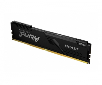 16GB DDR4-3600MHz  Kingston FURY Beast (Kit of 2x8GB) (KF436C17BBK2/16), CL17-21-21, 1.35V, Black