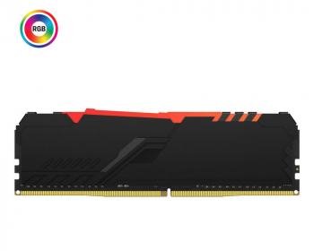 .8GB DDR4-3733MHz  Kingston FURY Beast RGB (KF437C19BBA/8), CL19-23-23, 1.35V, Intel XMP 2.0, Black