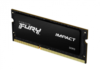 8GB DDR3 1600MHz SODIMM 204pin Kingston FURY Impact (KF316LS9IB/8), CL9-9-9, 1.35V, Black