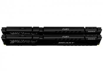 32GB DDR5-5600MHz  Kingston FURY Beast (Kit of 2x16GB) (KF556C40BBK2-32), CL40-40-40, 1.25V, Black