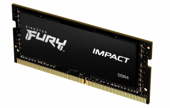 8GB DDR3 1600MHz SODIMM 204pin Kingston FURY Impact (KF316LS9IB/8), CL9-9-9, 1.35V, Black