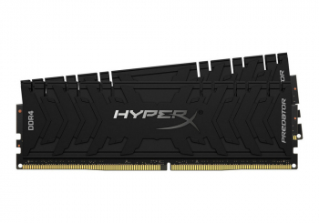 16GB DDR4-4000MHz  Kingston HyperX Predator (Kit of 2x8GB) (HX440C19PB4K2/16), CL19-23-23, 1.35V,Blk