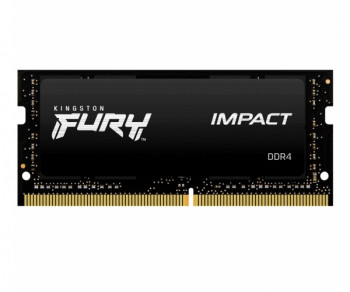 16GB DDR4-2666MHz SODIMM Kingston FURY Impact (KF426S15IB1/16), CL15-17-17, 1.2V, Intel XMP, Black