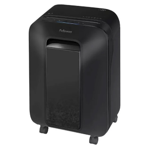 Fellowes  Powershred® LX201 Black, DIN Level P-5, Cross4х12mm, Capacity 12sheets, Vol.22 lit Staples