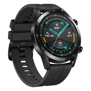 HUAWEI WATCH GT 2 46mm, Fluoroelastomer Strap Matte Black